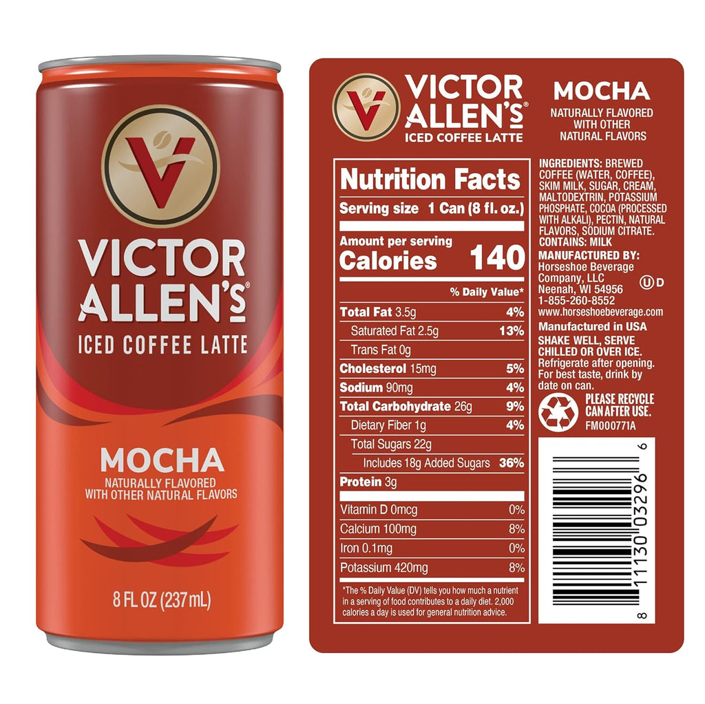 8oz Canned Coffee Latte (12 Pack) T48473