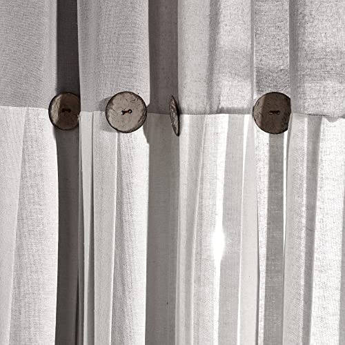 Dark Linen Tier Curtain Set, Pair, 29" W x 36" L Q987