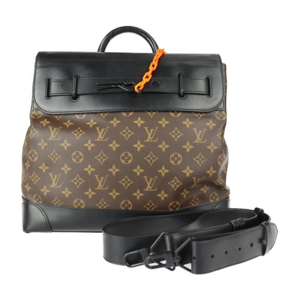 Pre-Owned Monogram Canvas Leather Shoulder Bag O793