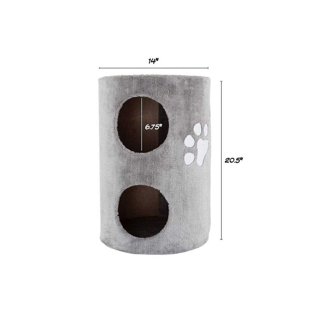 2-Story Cat Condo & Scratching Pad D983