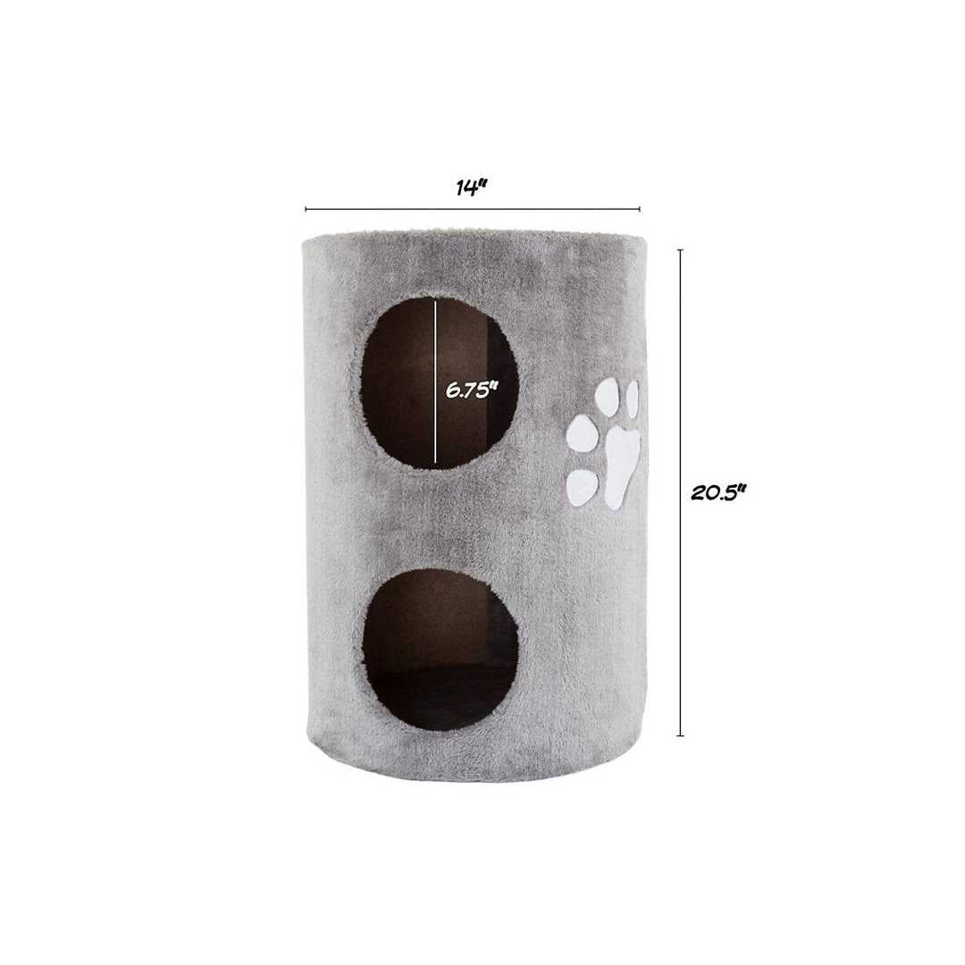 2-Story Cat Condo & Scratching Pad D983