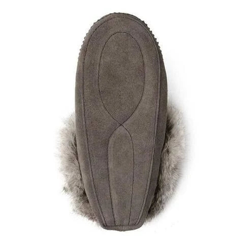 Charcoal Suede Moccasins A145