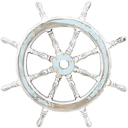 24-Inch Wood Ship Wheel Nautical Decor P986797