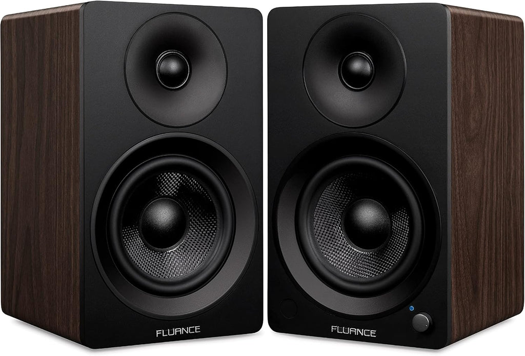 Powered 2-Way 2.0 Stereo Bookshelf Speakers with 5 Drivers, 90W Amplifier G7327