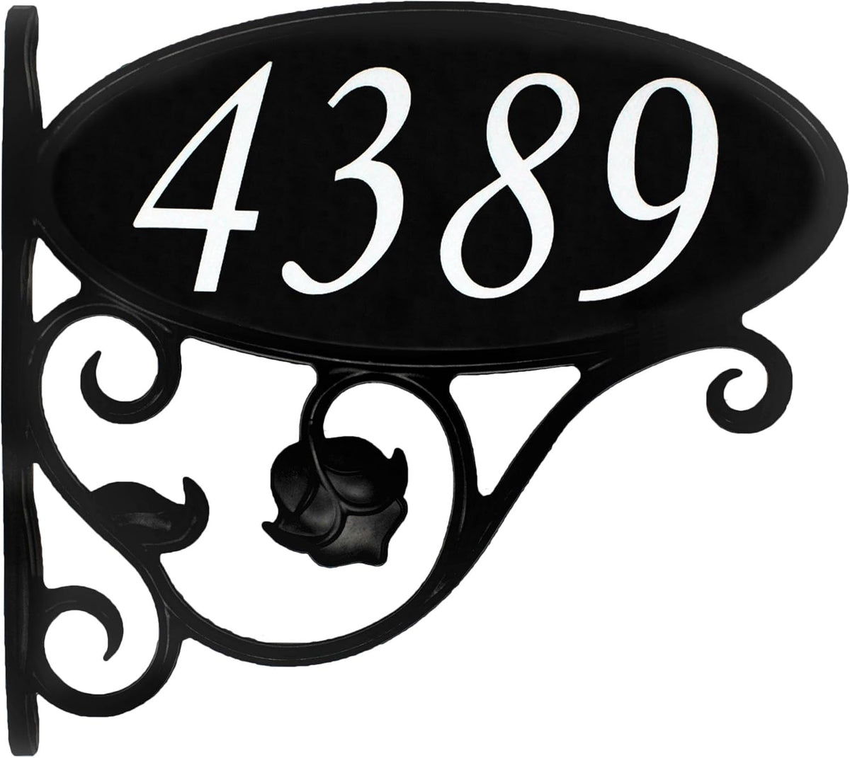 Handcrafted Double Sided Reflective Mailbox Address Sign H6548