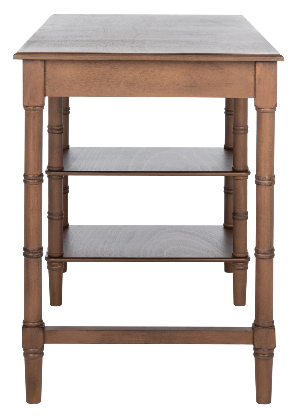 Brown Wood 1-Drawer Writing Desk D515