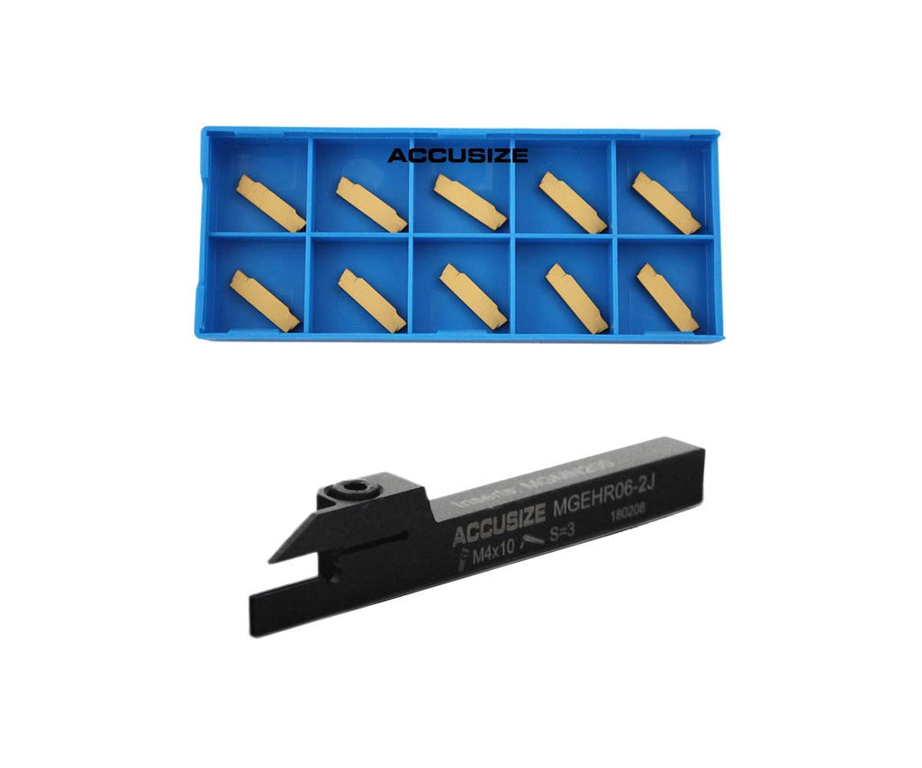 3/8 x 3/8'' Cut-Off Holder with 10 Carbide Inserts F593