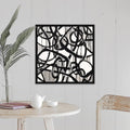 Black Float Frame Canvas Art - 24 x 24 J921056