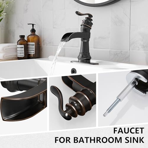 Oil Rubbed Bronze Single Hole Vessel Sink Faucet H87534