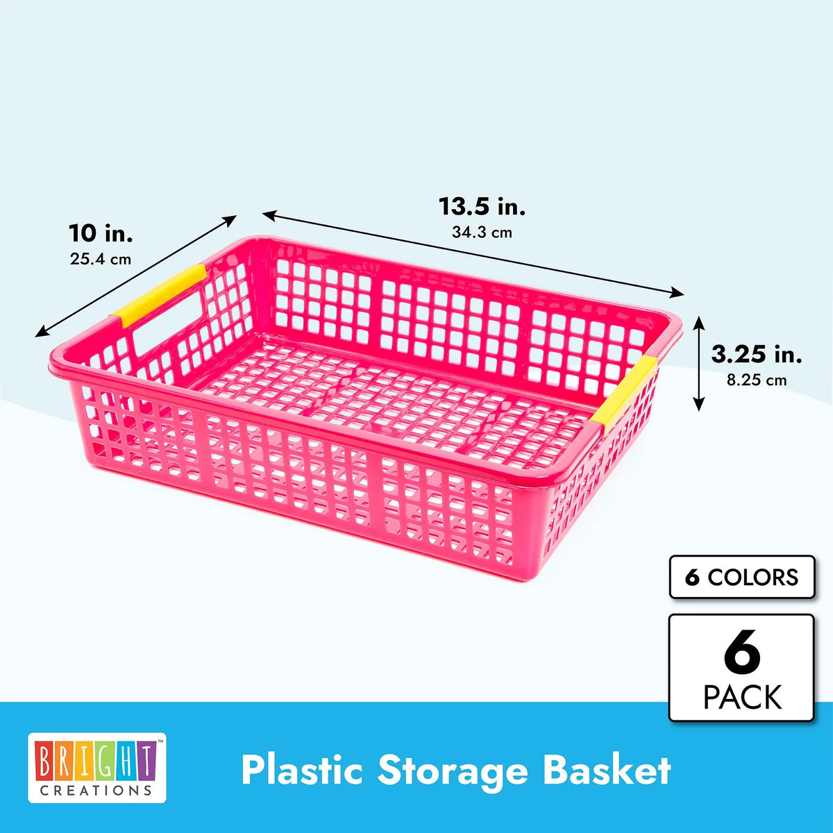 6 Pack Plastic Paper Trays 10 x 13.5 In A926