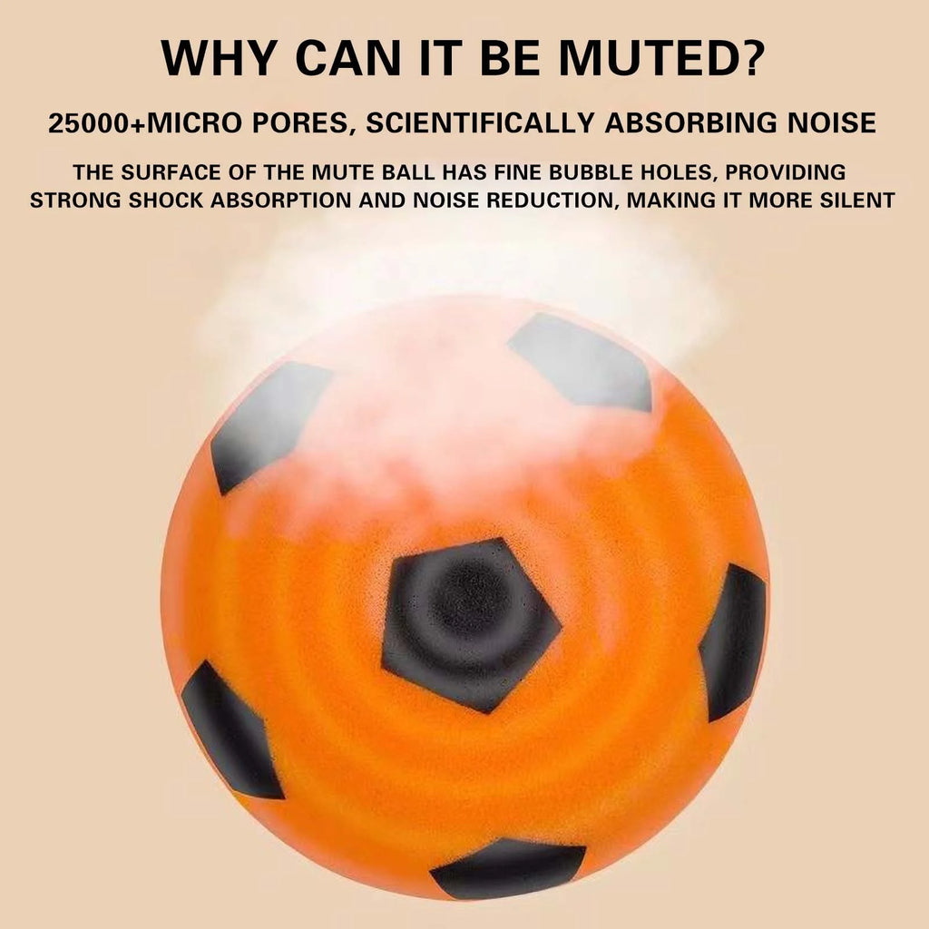 Mute Ball Indoor Children's Silent Football Racket Ball Sports Ball Toys Baby Sponge Ball Frame X148