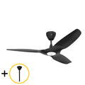 Black Outdoor Ceiling Fan with Downrod A988266