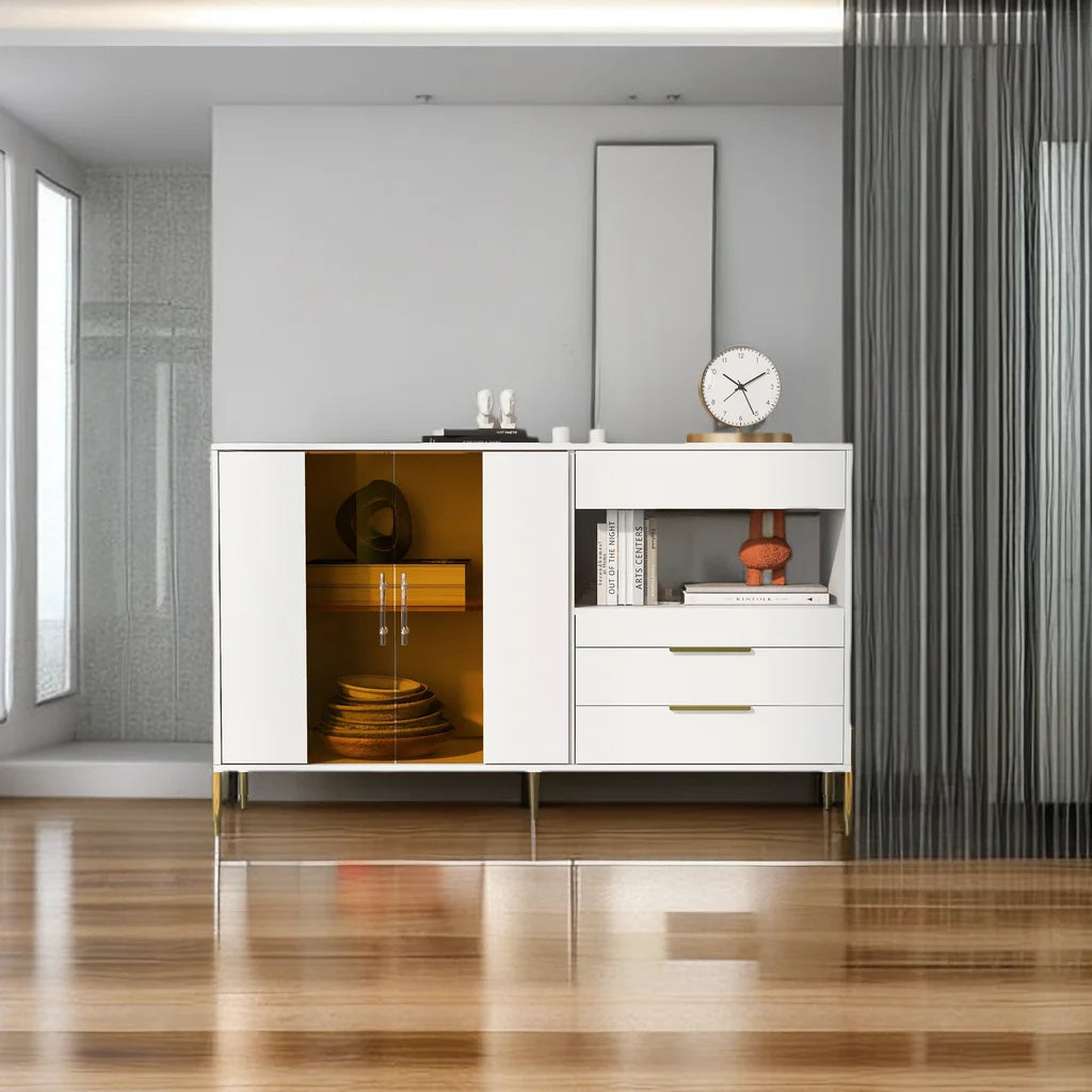 Storage Cabinets with Acrylic Doors and Adjustable Shelves S2621