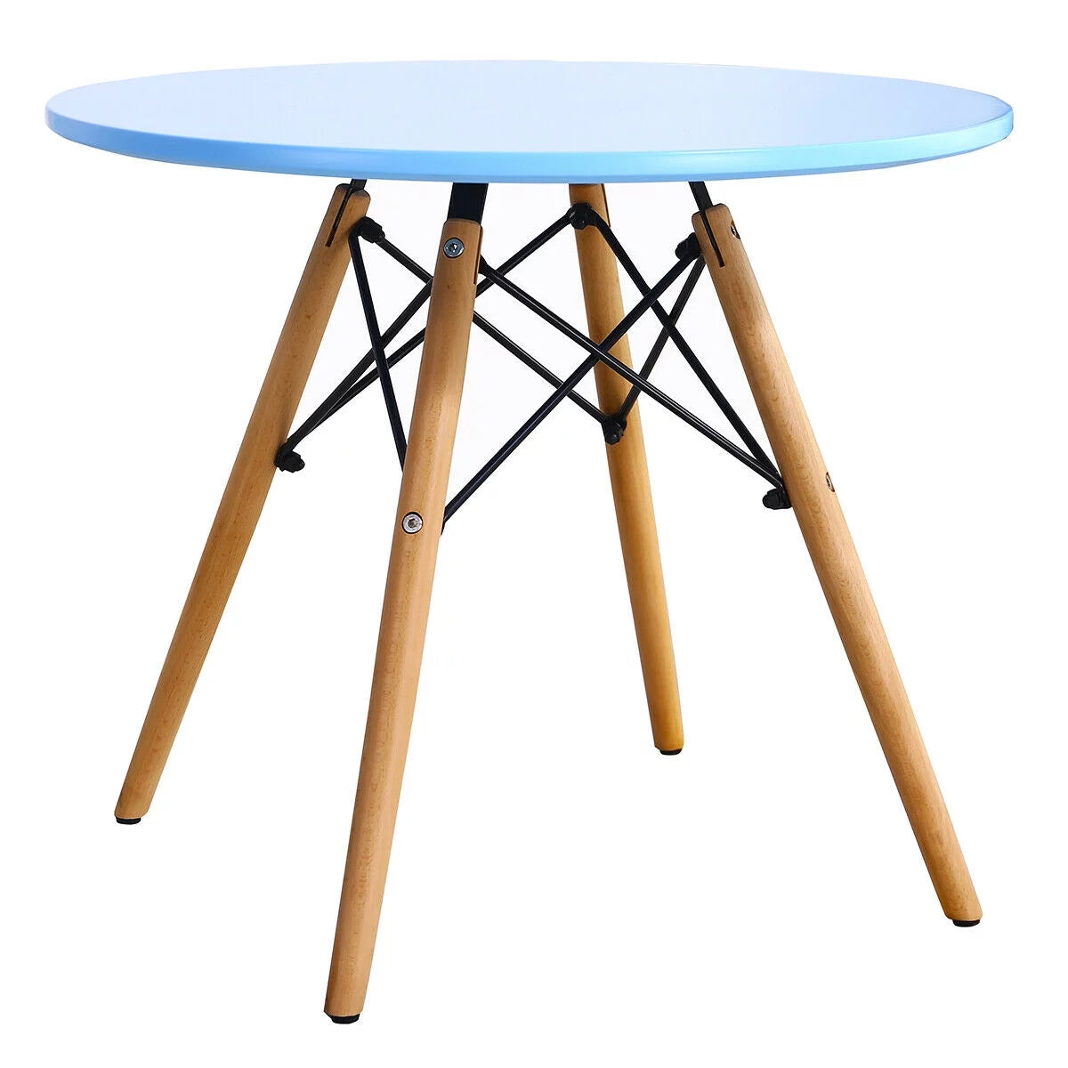 5 PC Kids Round Table Chair Set with 4 Armless Chairs Z653