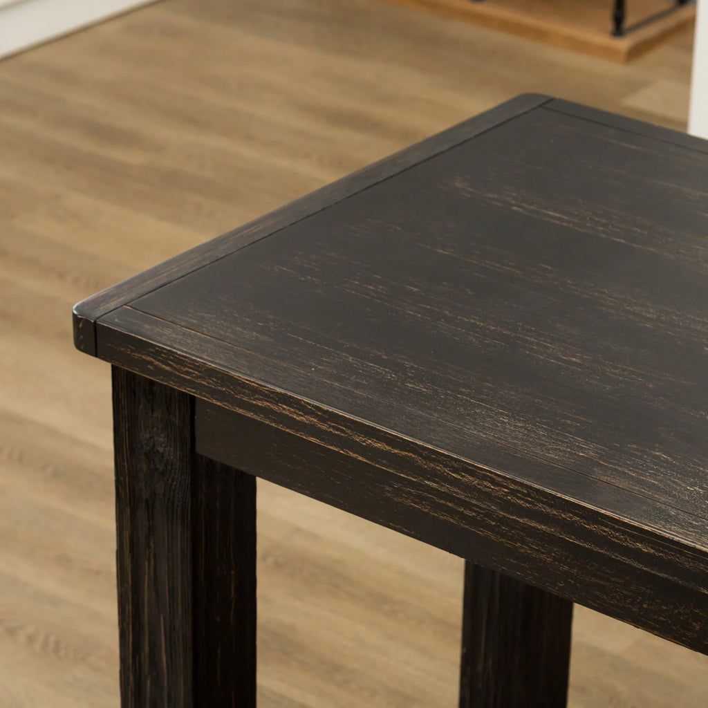 64 in. Rectangular Wooden Bar Height Table S753