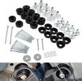 Body Mount Bushing Kit with Steel Sleeves & Hardware & Polyurethane Body Cab Mounts J2537