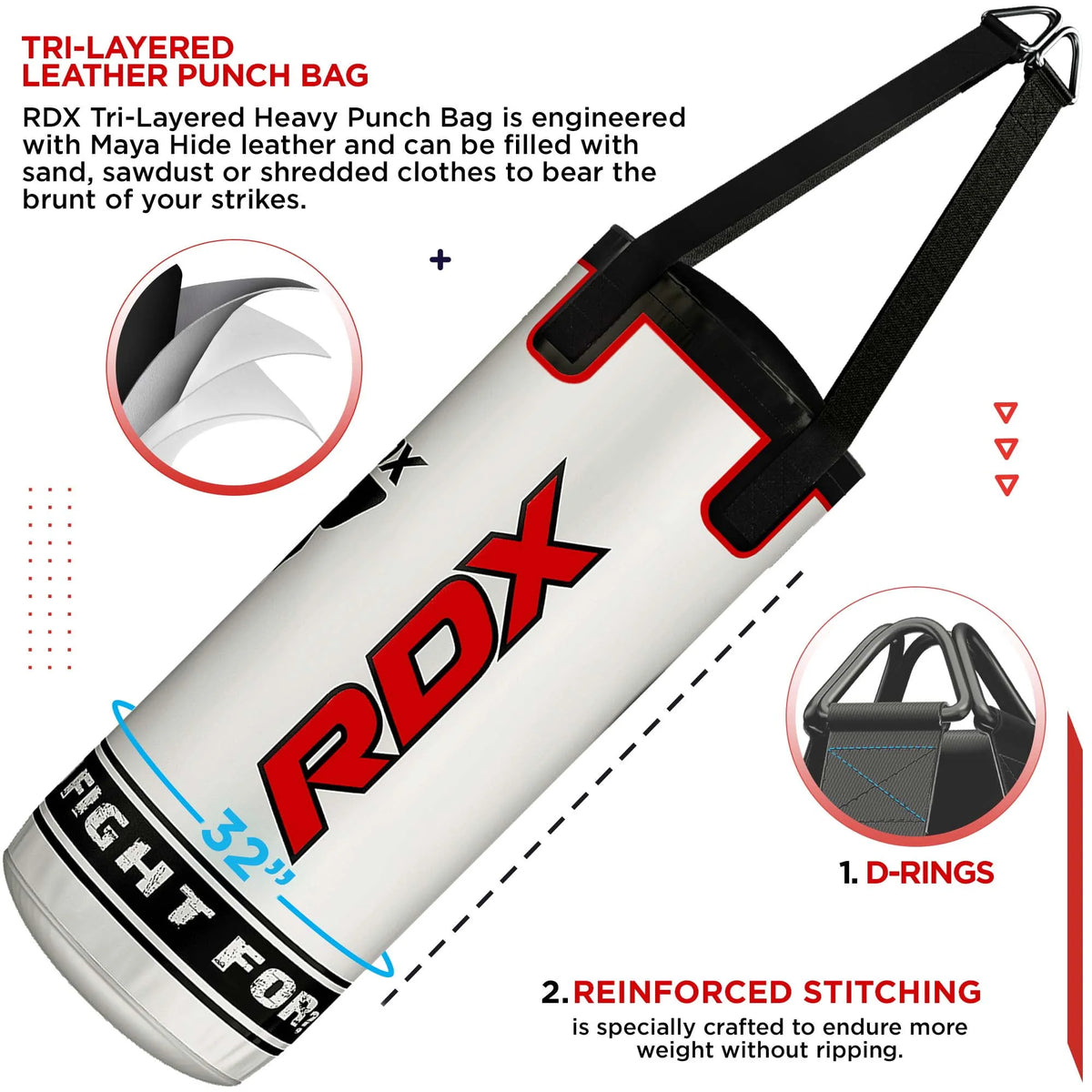 Kids Punching Bag Unfilled Set 2FT B619947