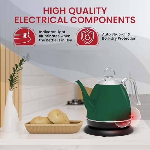 32 oz Red Electric Kettle V12224
