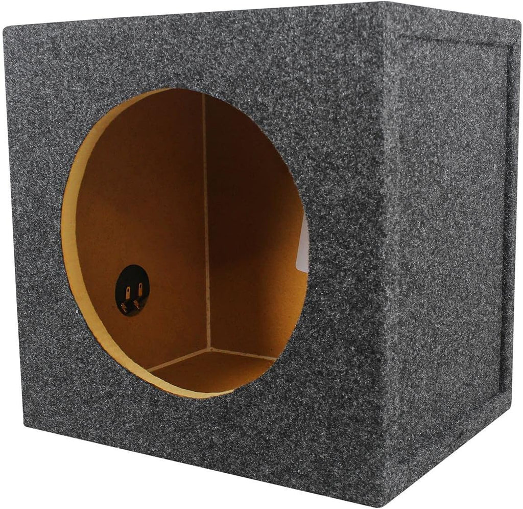 10 3200 Watt Car Audio Subwoofer with Sealed Sub Box Enclosure U1697