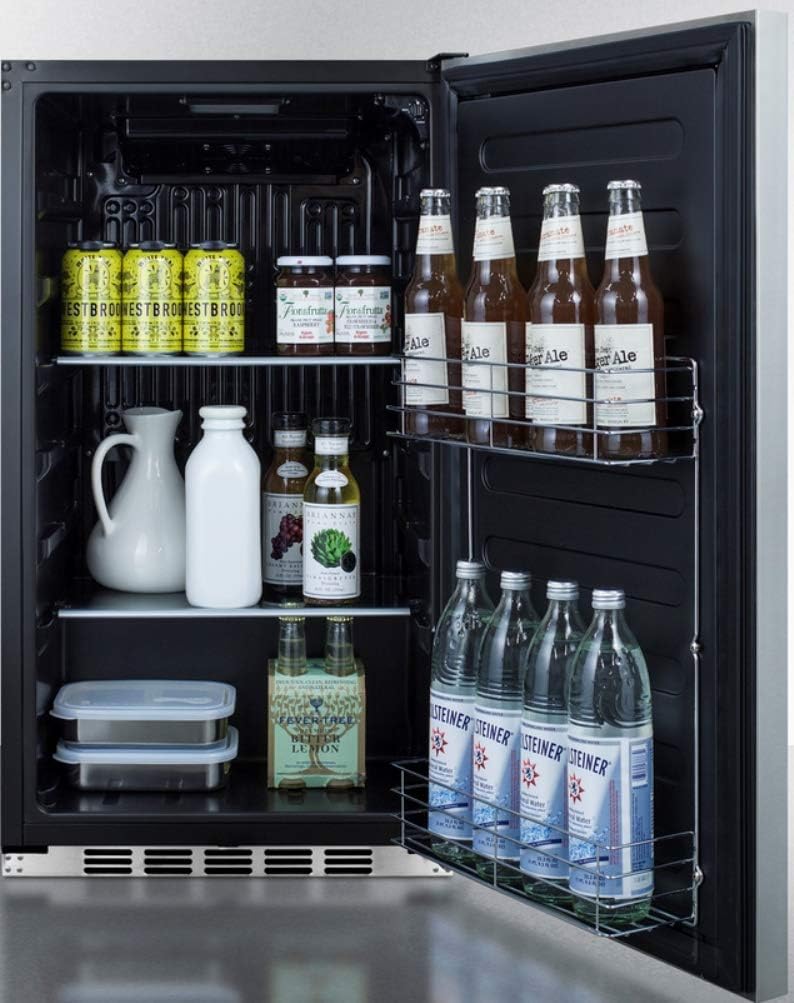 Stainless Steel All-Refrigerator with Auto Defrost O281741