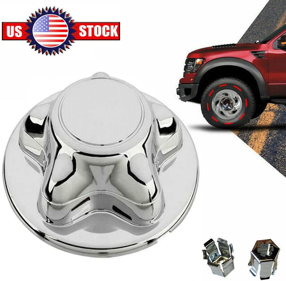 4PCS Chrome 5-Lug Steel Wheel Center Caps O13784