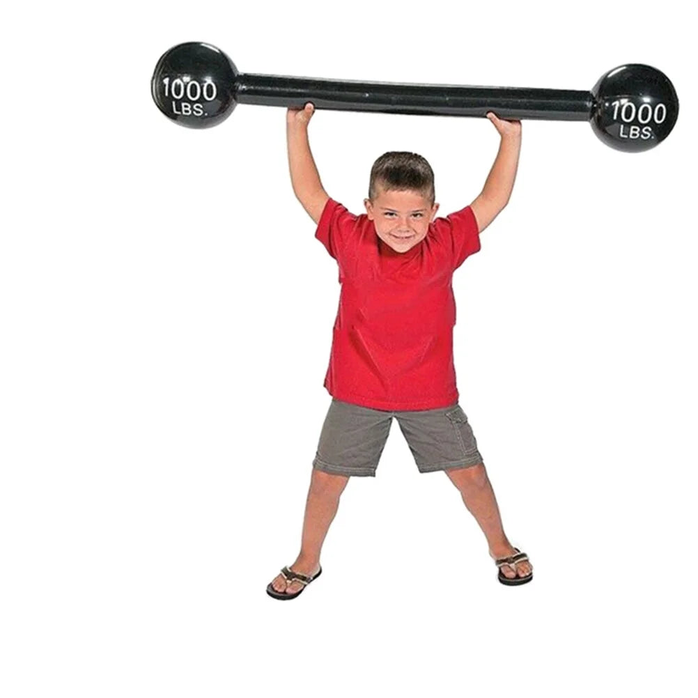 Inflatable Barbell Toy PVC Party Props G578