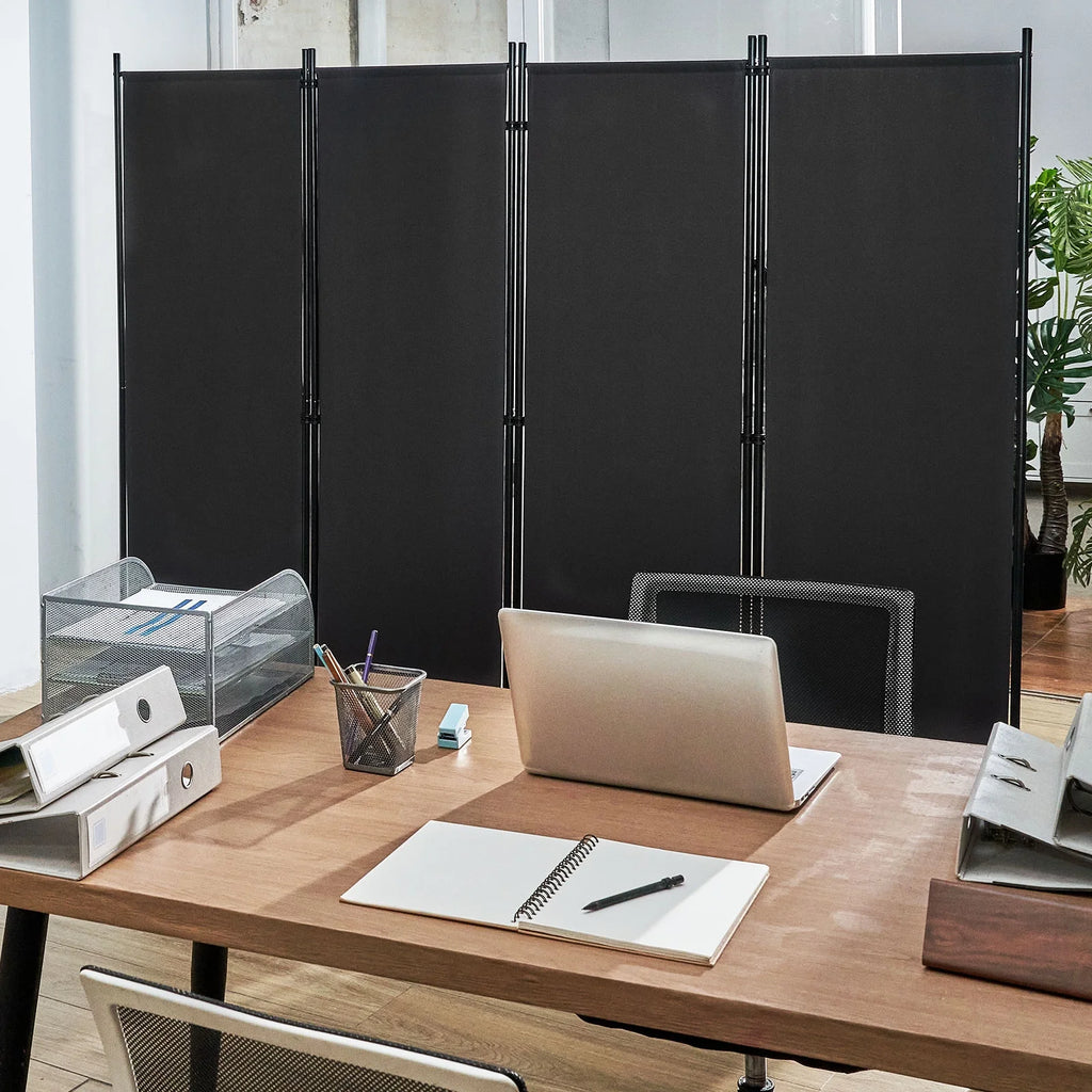 4-Panel Folding Privacy Screen Room Divider D73778
