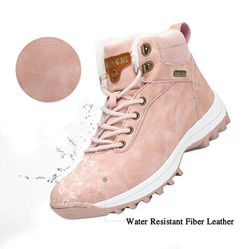 Mens Hiking Boots Winter Warm Snow Boot Water Resistant Non Slip Soft Lined L981607