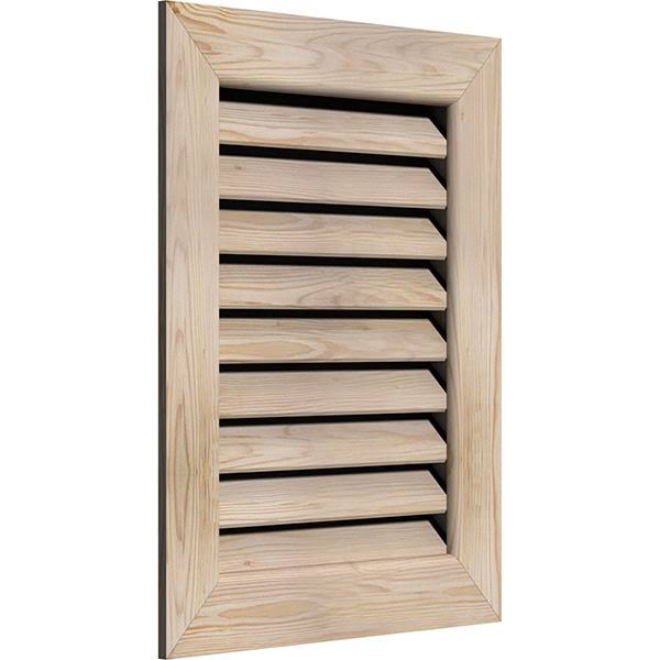 Unfinished Vertical Gable Vent G10412