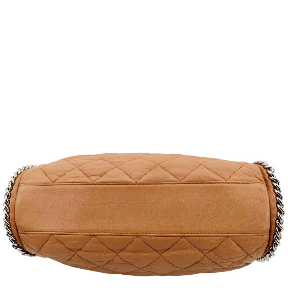 White Leather Crossbody Pouch Bag V3226