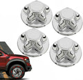 4PCS Chrome 5-Lug Steel Wheel Center Caps O13784
