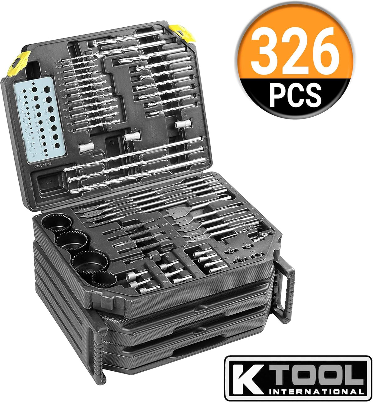 326 Piece Drill Bit Set with Case X660