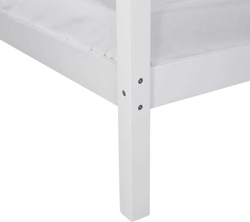 Wood Twin Size Canopy Bed M76155