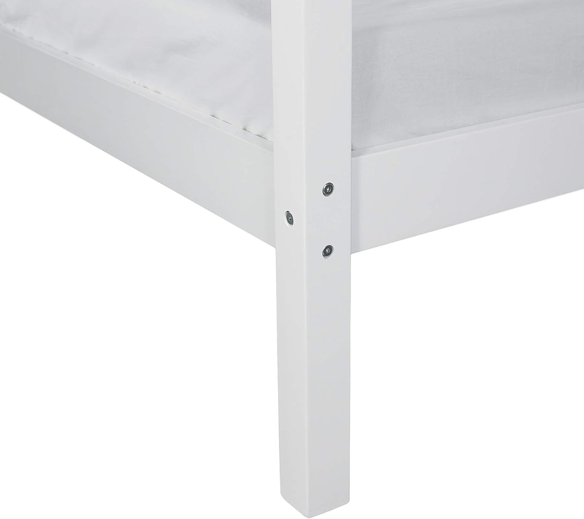 Wood Twin Size Canopy Bed M76155