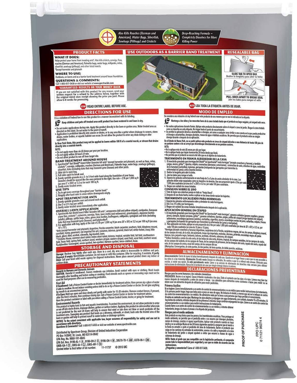 3-Pound Ant Barrier Granules, Case Pack of 4 A47974