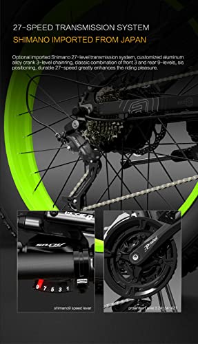 Foldable 26" x 4.0 Fat Tire Electric Bicycle with 1500w Motor and 48V 12.8Ah Removable Battery R63461