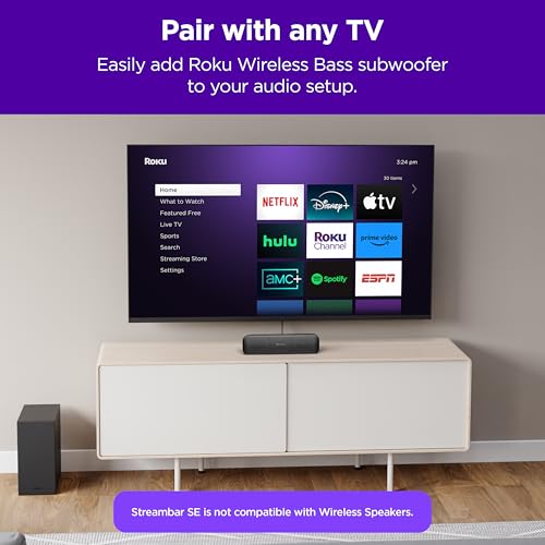 2-in-1 TV Soundbar with Built-in Streaming R4927