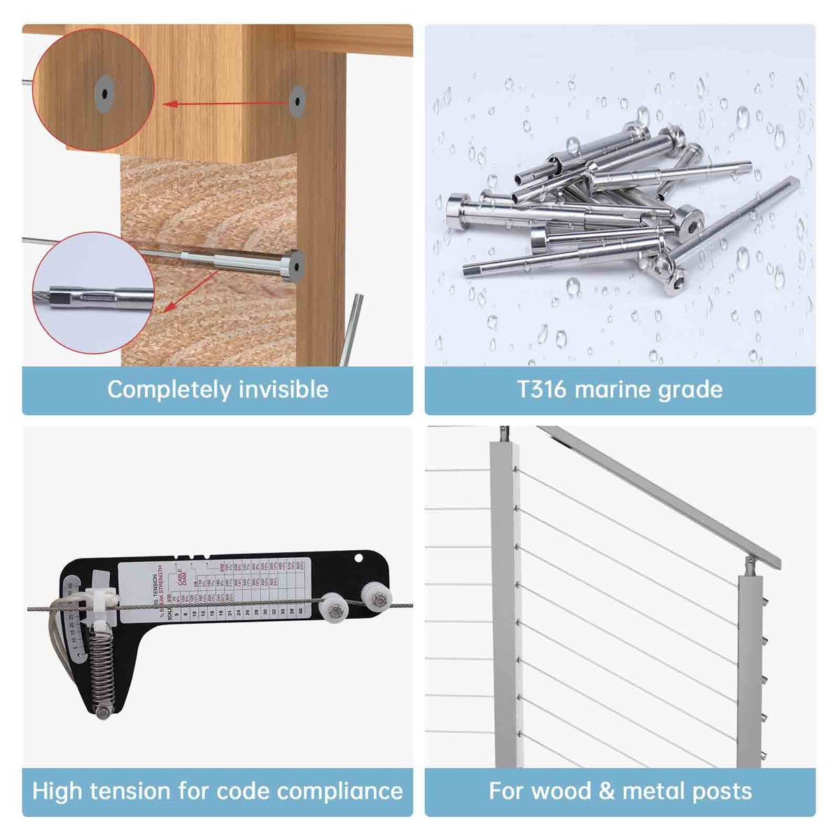 1/8 20 Pack Cable Railing Kit Z989421