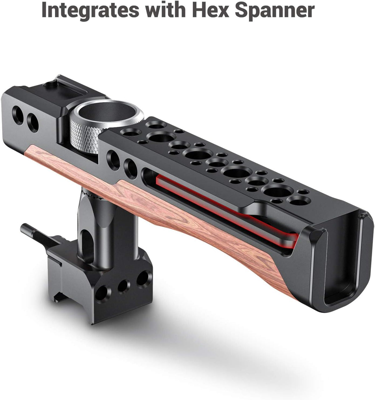 Camera NATO Top Handle Grip with Cold Shoe Mount G757