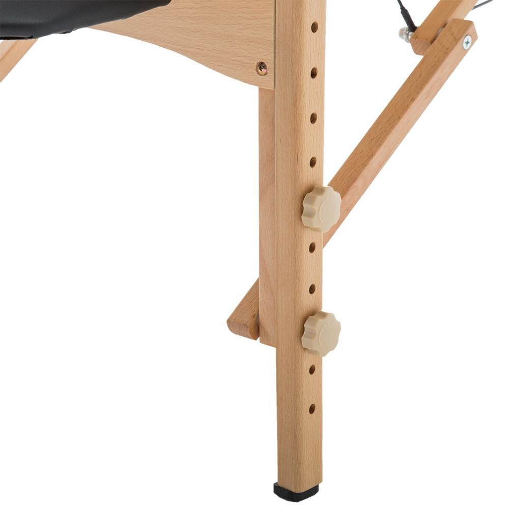 Black 84" Massage Table with Carry Case M119567