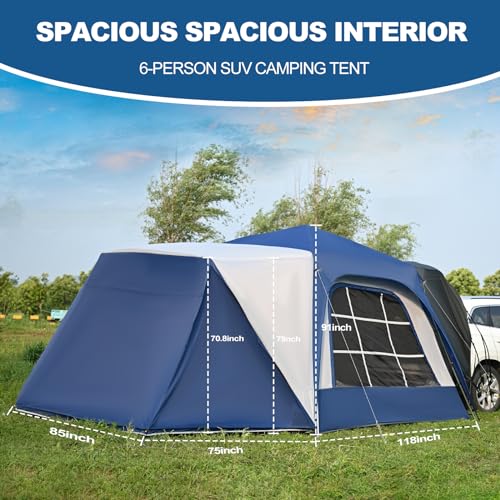 6-Person SUV Tailgate Tent with Porch U261