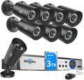 5MP 8 Channel Security Camera System with 3TB Hard Drive B942682