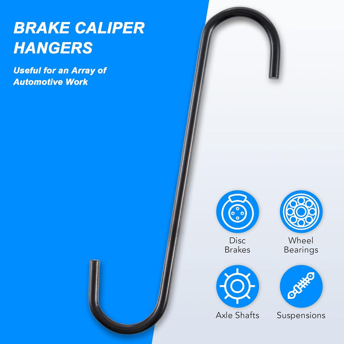23pc Pneumatic Brake Caliper Compression Tool with 22 Disc Adapters and 2 Caliper Hangers O7837