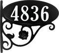 Handcrafted Double Sided Reflective Mailbox Address Sign H6548