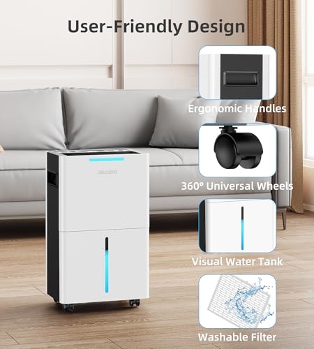 21 Pints Dehumidifier with Drain Hose Y181