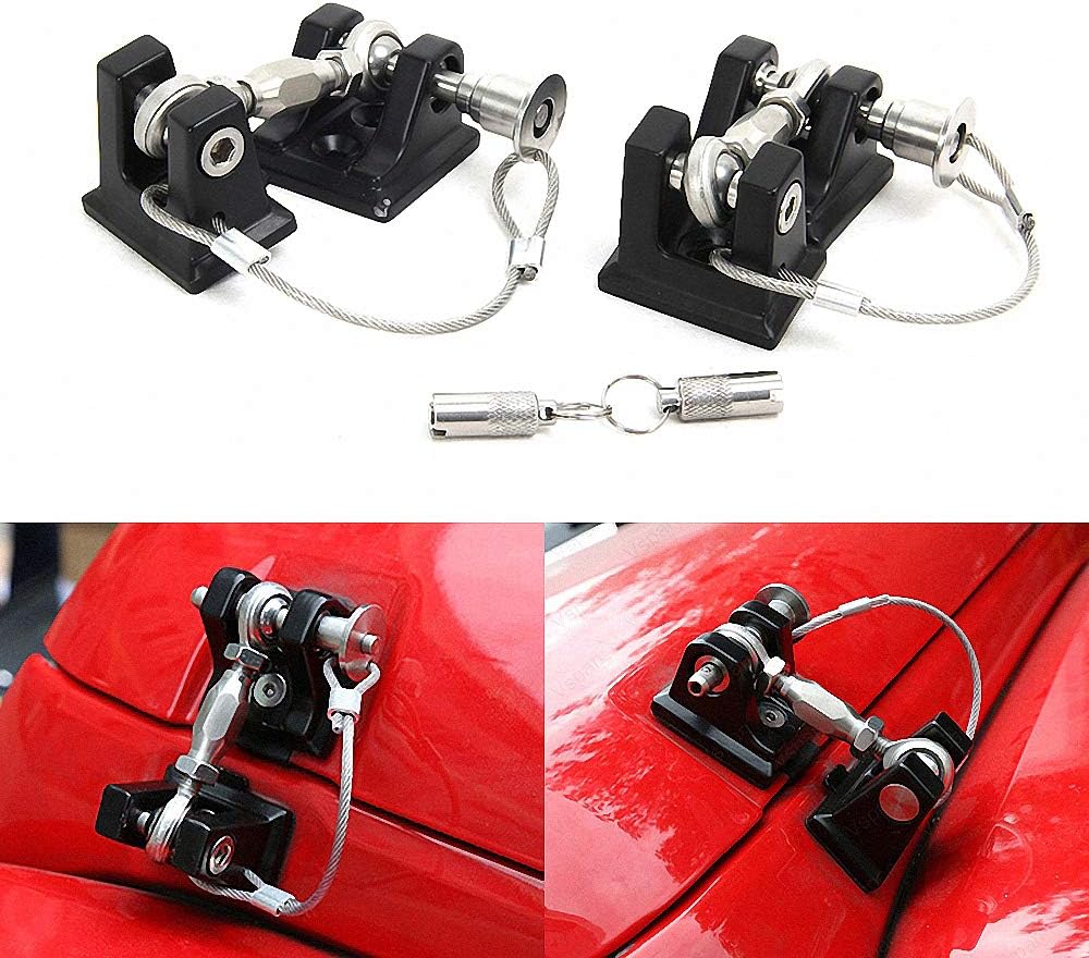 Steel Hood Latches with Aluminum Alloy Catch Pack of 2 B607