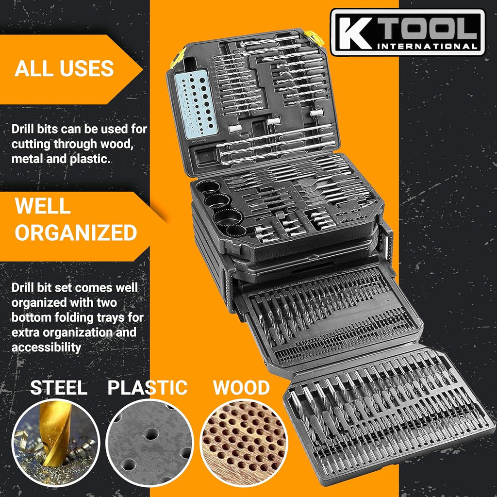 326 Piece Drill Bit Set with Case X660