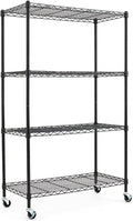 5-Shelf Adjustable Carbon Steel Wire Shelving Unit B3866