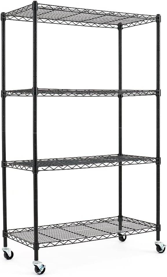 5-Shelf Adjustable Carbon Steel Wire Shelving Unit B3866