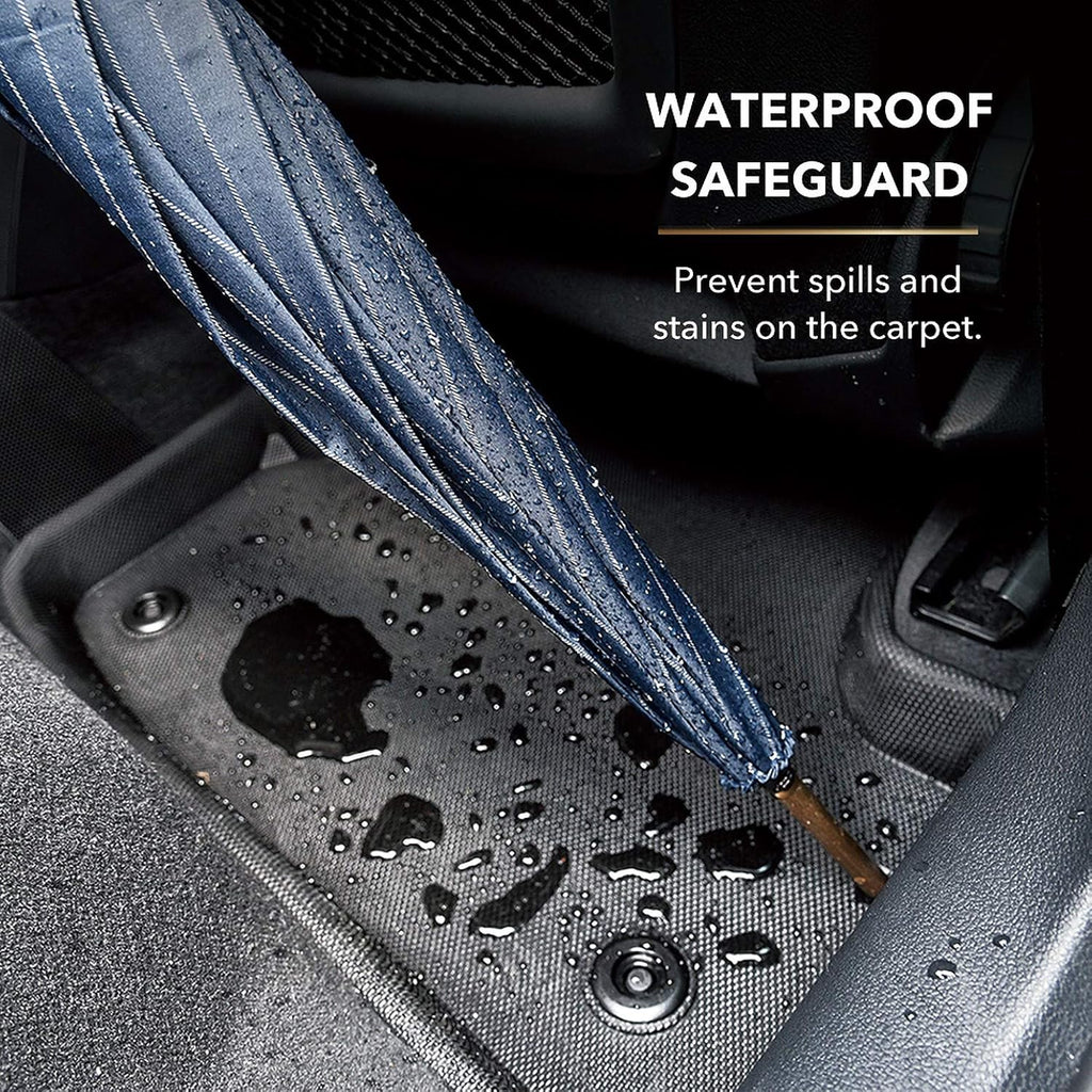 All-Weather Floor Mats Custom Fit Car Mats Floor Liners Black J948885